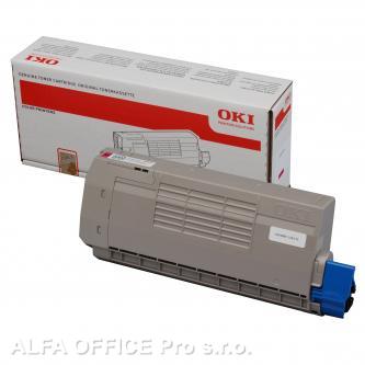 OKI originální toner 44318606, magenta, 11500str., OKI C710, C711