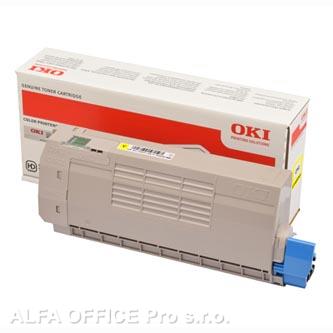 OKI originální toner 46507613, yellow, 11500str., OKI C712
