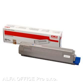 OKI originální toner 44643003, cyan, 7000str., OKI C801, C821