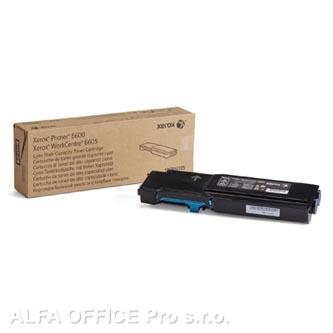Xerox originální toner 106R02229, cyan, 6000str., high capacity, Xerox Phaser 6600 DN, Wor