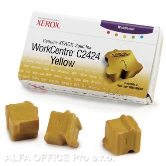 Xerox originální ink 108R00662, yellow, 3400str., Xerox WorkCentre C2424 Malibu, 3ks