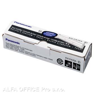  Panasonic originální toner KX-FA76E/A, black, 2000str., Panasonic Laserfax KX-FL 
