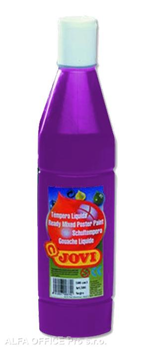 Tekuté temperové barvy JOVI PREMIUM v lahvi - 500 ml / fialová