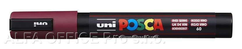 Posca popisovač / 2,5 mm - bordó