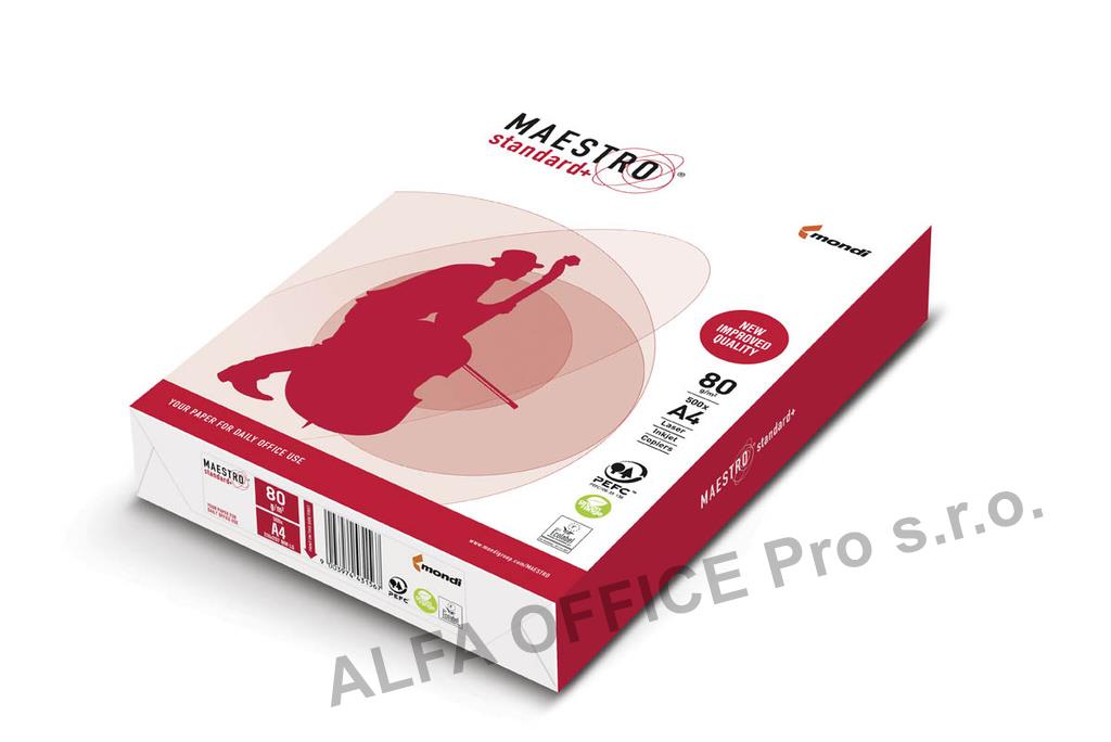 Xerografický papír MAESTRO standard+ - A4 80 g / 500 listů