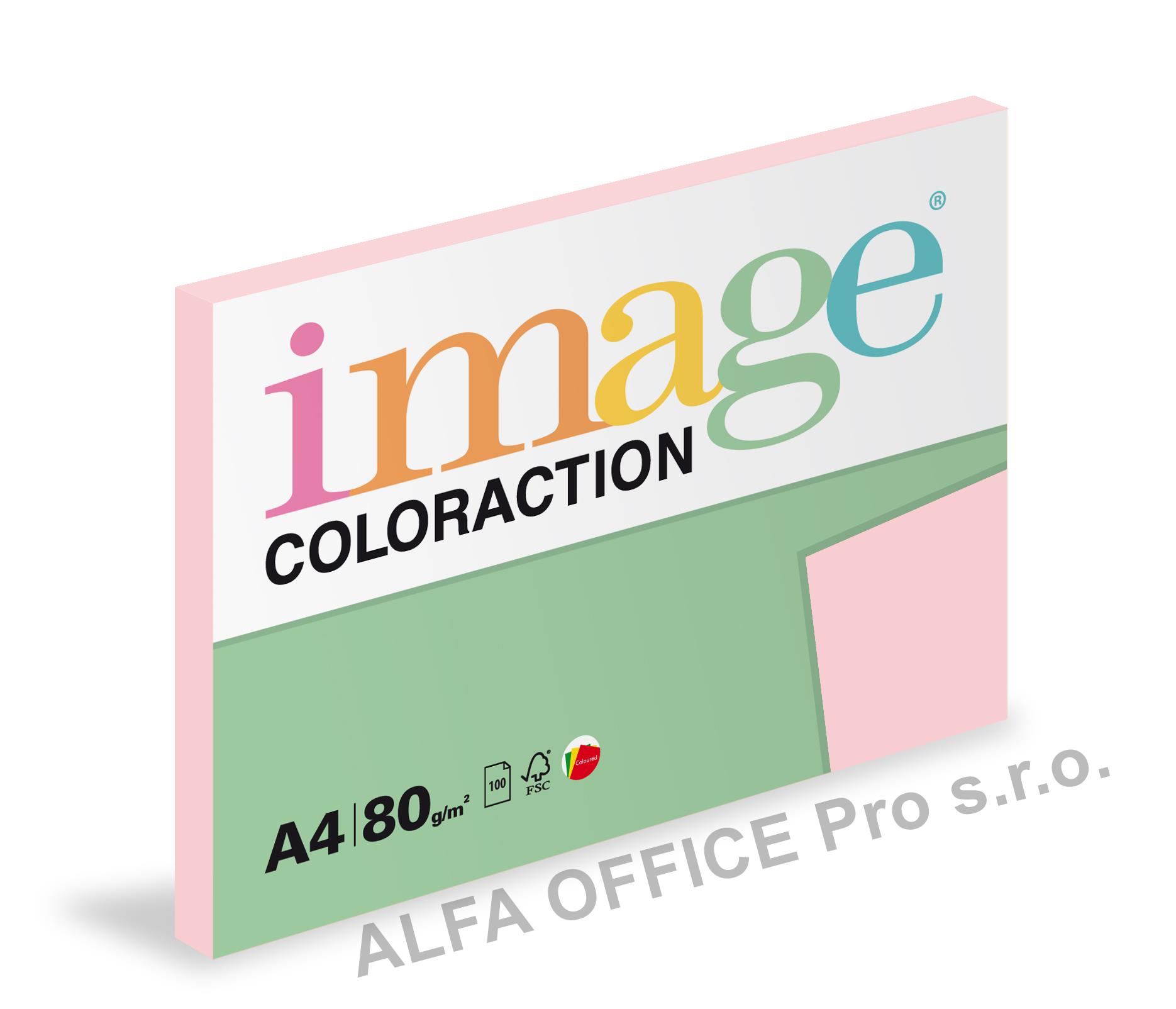 Xerografický papír BAREVNÝ - Tropic / pastelově růžová/ 100 listů / OPI74