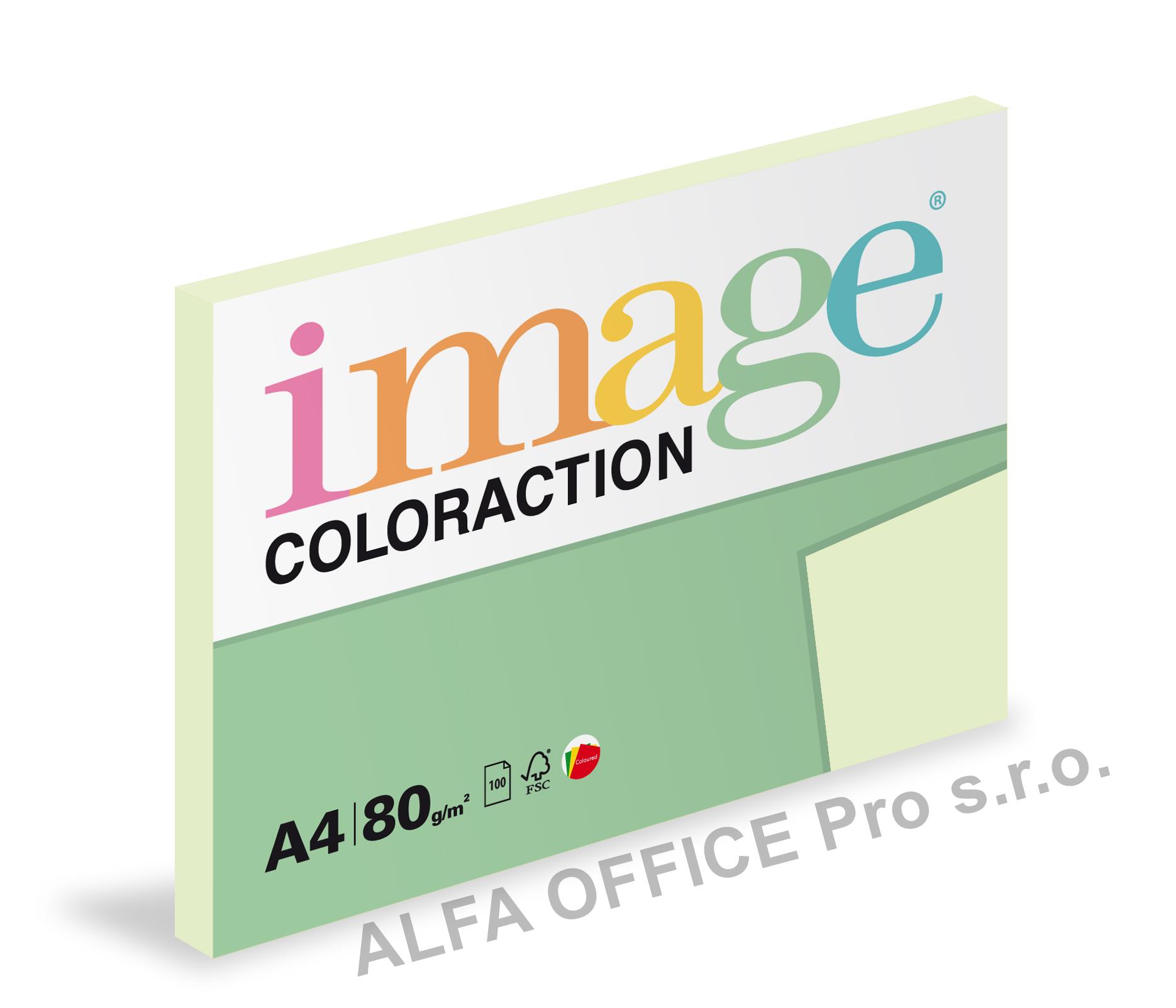 Xerografický papír BAREVNÝ - Jungle / pastelově světle zelená / 100 listů / GN27