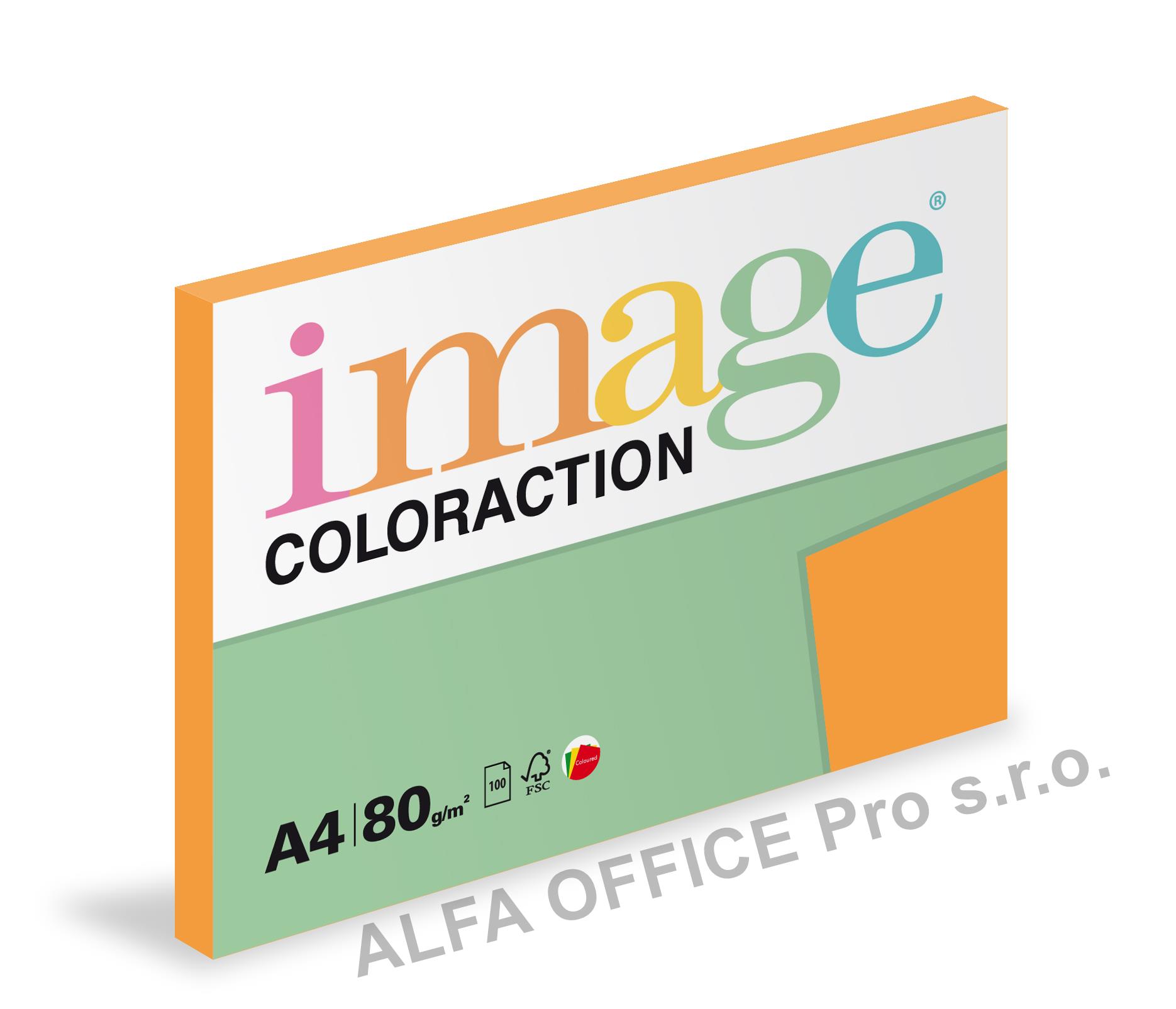 Xerografický papír BAREVNÝ - Venezia / sytě oranžová / 100 listů / AG10