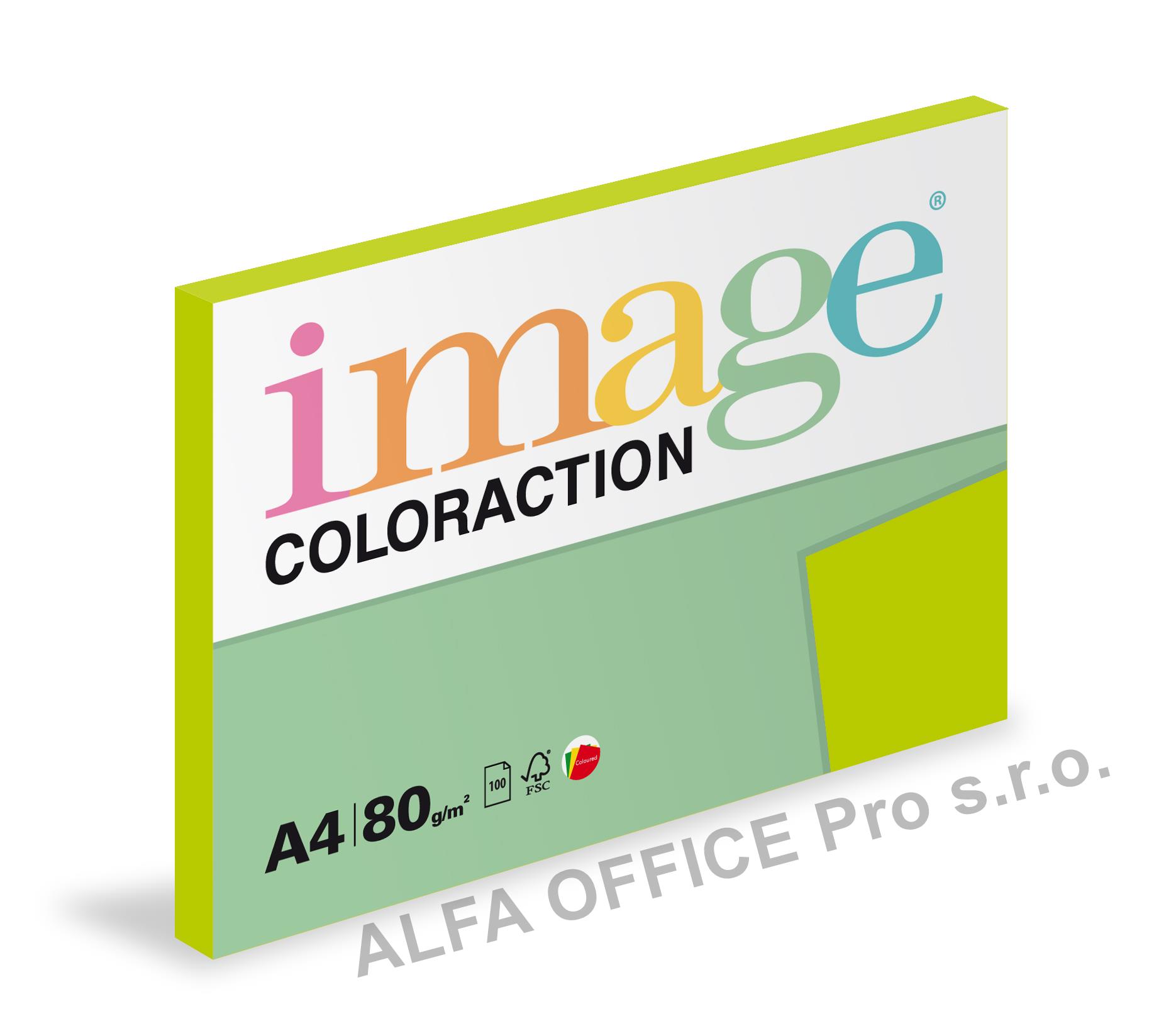 Xerografický papír BAREVNÝ - Java / středně zelená / 100 listů / MA42