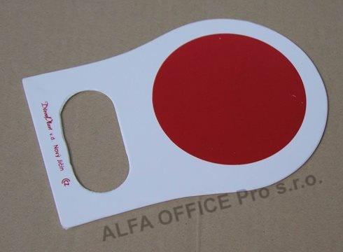 Výstražný zastavující terčík pro učitele