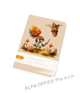 Sešit školní ŠKOLÁČEK 523 / 20 listů / A5 / široká linka