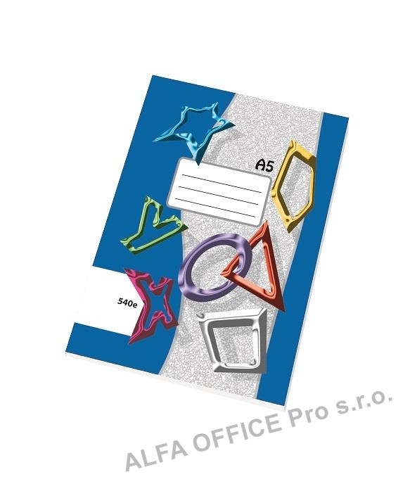 Sešity školní ECONOMY 40 listů - A5 / čistý / 540