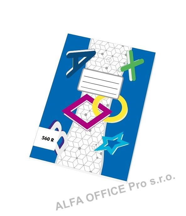 Sešity školní ECONOMY 60 listů - A5 / čistý / 560