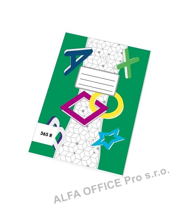 Sešity školní ECONOMY 60 listů - A5 / čtvereček / 565