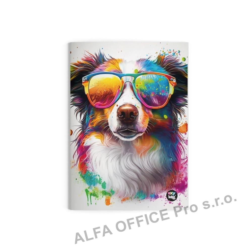 Sešit školní Pes 444 - A4 / linka / 40 listů