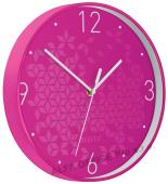 Leitz WOW nástěnné hodiny tiché růžová