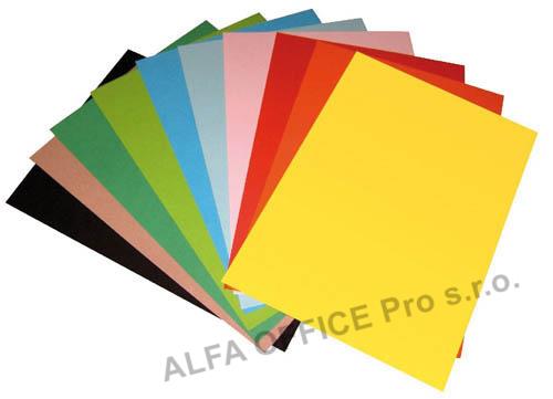 Barevný karton sada - A4 / 160 g / 100 listů / barevný mix