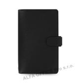 Filofax Saffiano A6 osobní compact týdenní černá
