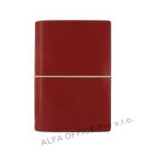 Filofax Domino A6 osobní týdenní  červená