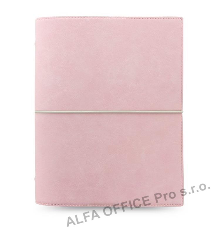 Filofax Domino Soft A5 týdenní pastelová růžová