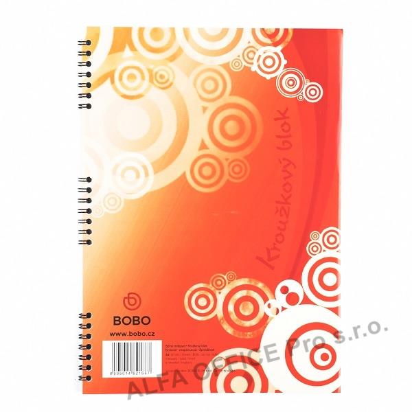 Blok BOBO s boční vazbou - A4 / linka