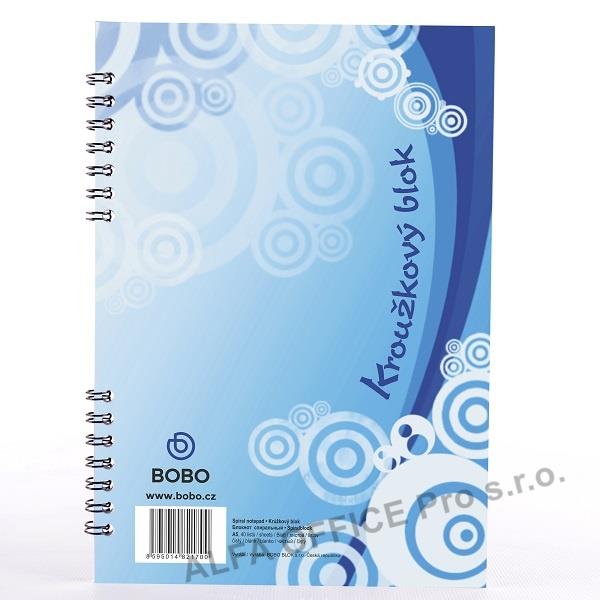 Blok BOBO s boční vazbou - A5 / čistý