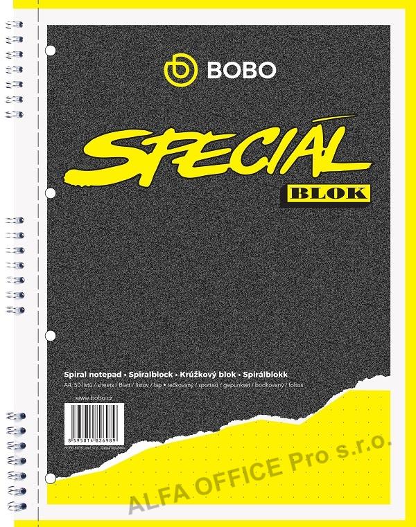 Blok BOBO speciál - A4 / tečkovaný