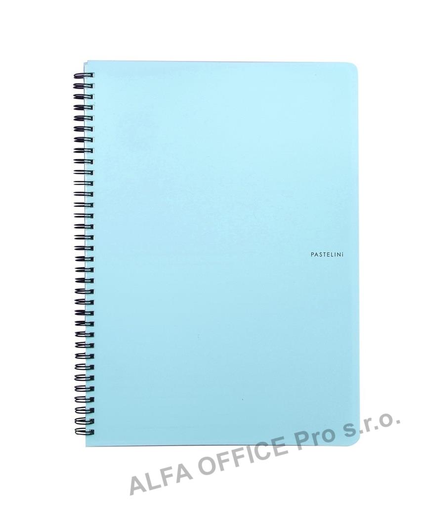 Blok kroužkový PASTELINi - A5 / linka / modrá