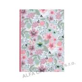 Kniha záznamní A5 - linka / 100 l / růžová