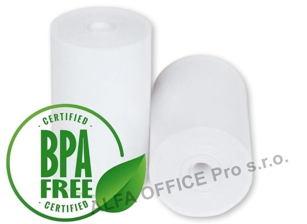 Pásky do pokladny termocitlivé - EET - 57 mm / 30 mm / 12 m m