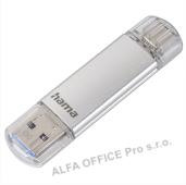 Flash Pen Laeta twin - stříbrná / 32 GB /  USB 3.1