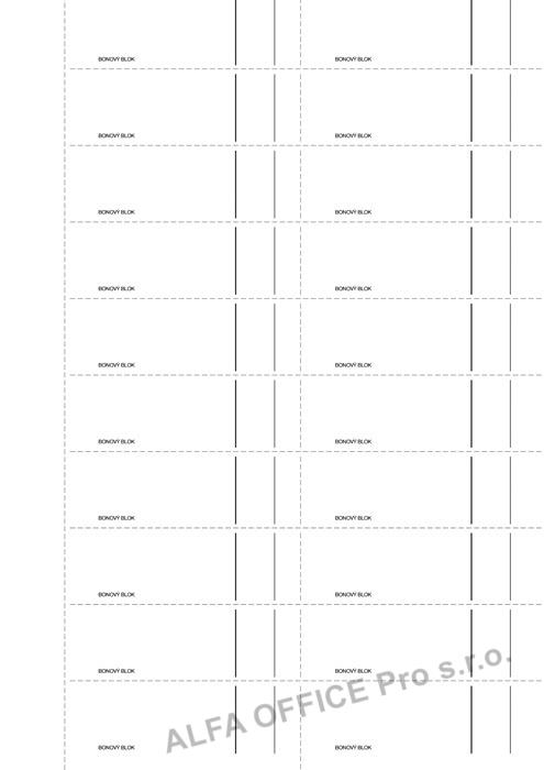 Optys 1264 bonová kniha 100 listů A4