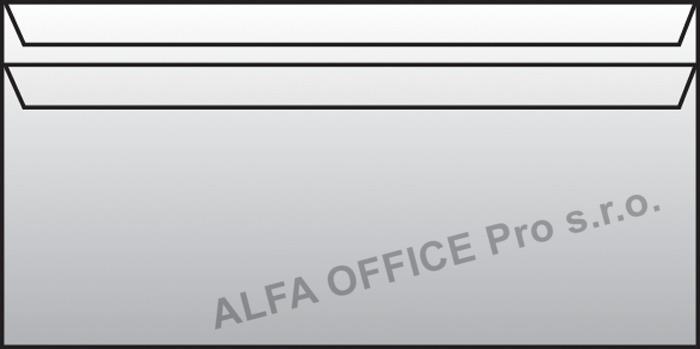 Obálky DL recyklované samolepicí - 1000 ks