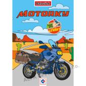 Omalovánka A5 - Motorky