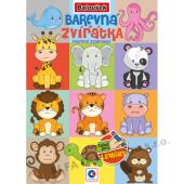 Omalovánka A5 - Barevná zvířátka