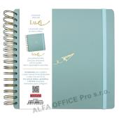 Fotoalbum Luxi - 21 x 21 cm / ledově modrá vlaštovka