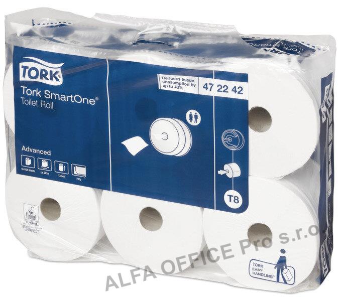 Papír toaletní Tork Smart One 472242 bílý 2-vrstvý / 6 ks