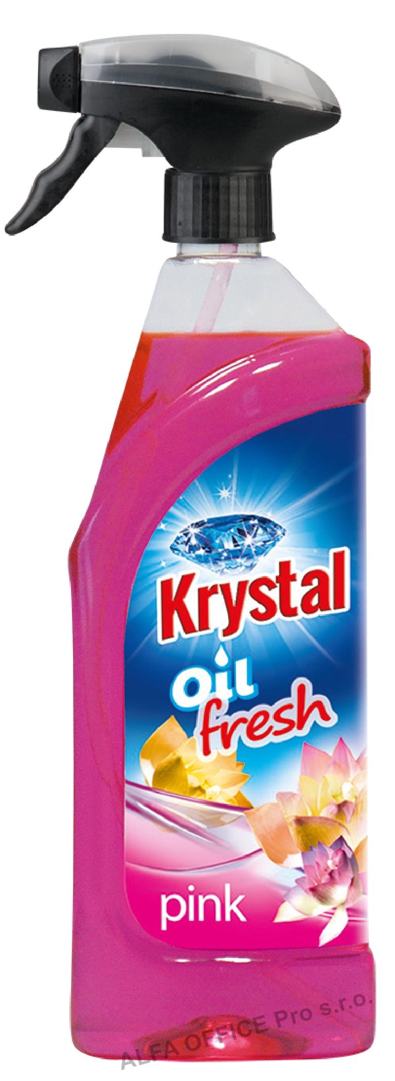 Krystal olejový osvěžovač růžová 750 ml