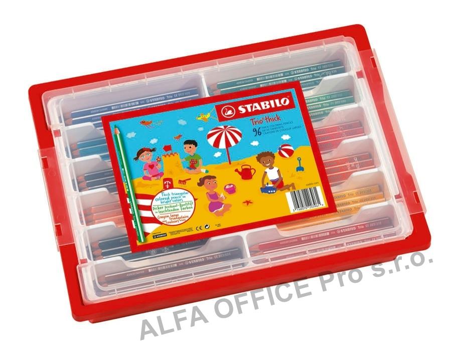 Pastelky STABILO® Trio silná / 96 ks / Box