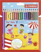 Pastelky STABILO® trojhranné Trio silné / 18 barev