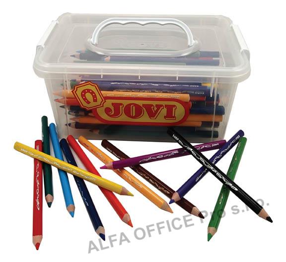 Pastelky JOVI JUMBO trojhranné / 120 ks / ekonomické balení