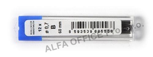 Tuhy do mikrotužek KOH-i-NOOR - 0,7 mm / B