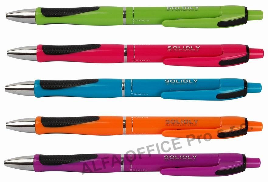 Kuličkové pero Solidly NEON - barevný mix