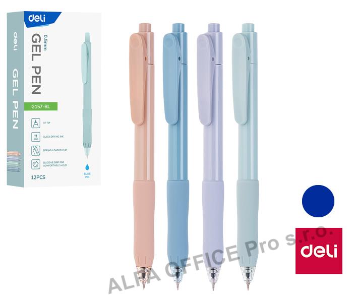 Kuličkové pero DELI EG157-BL - barevný mix