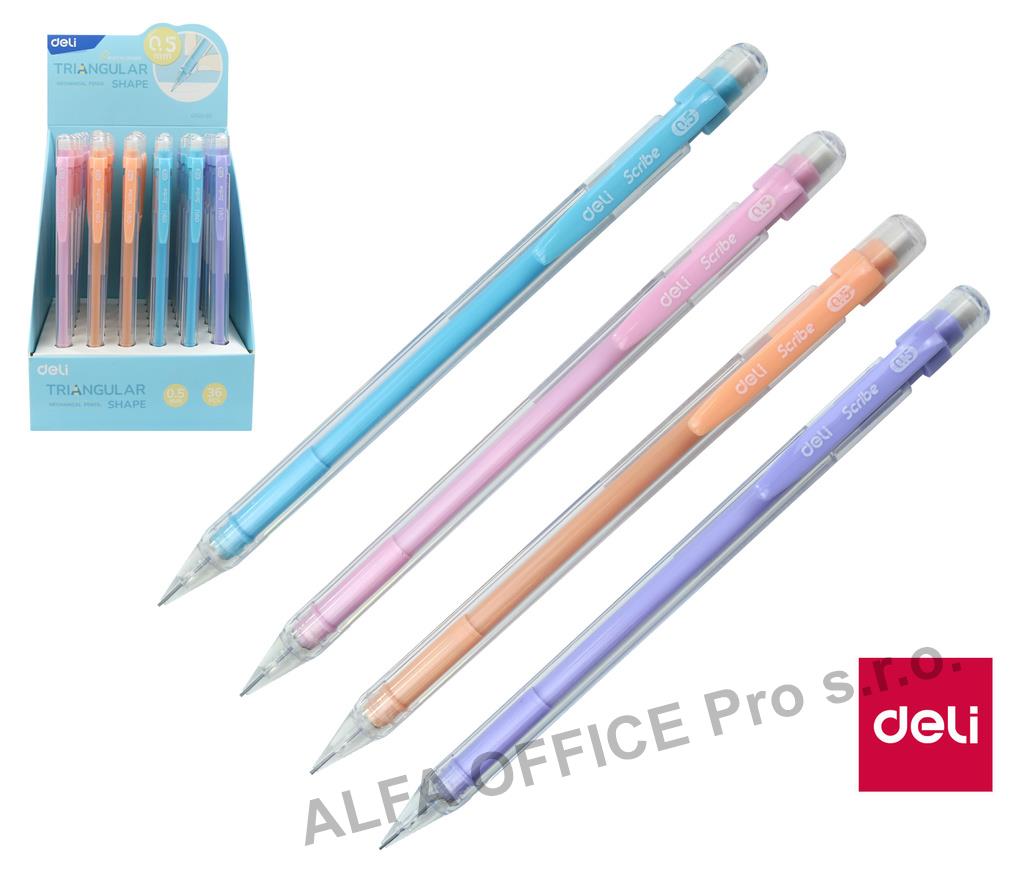 Mikrotužka DELI - 0,5 mm / pastelový mix