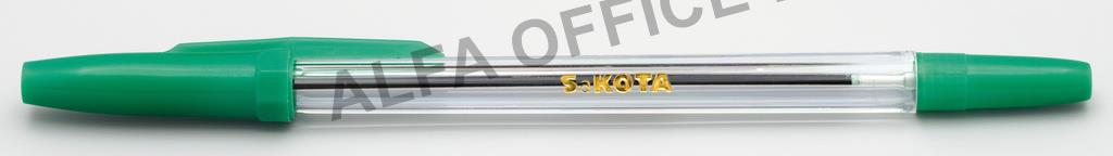 Kuličkové pero jednorázové - zelená
