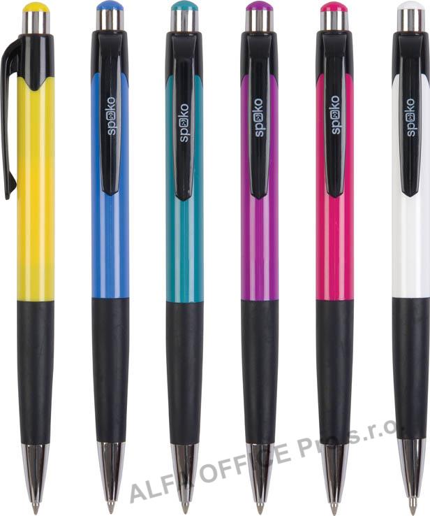 Kuličkové pero Spoko ReLeaf 0112 - barevný mix