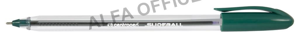 Kuličkové pero Centropen Slide ball 2215 - zelená
