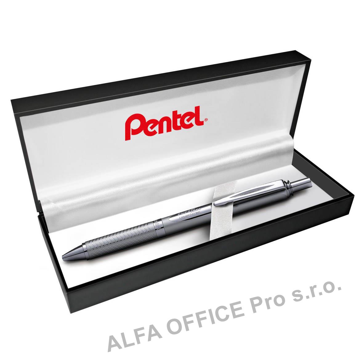 Roller Pentel BL 407 - stříbrná