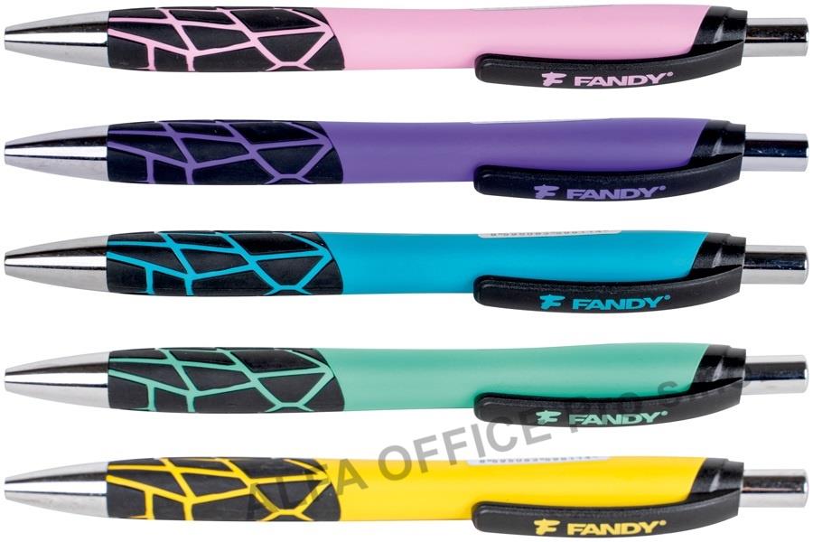 Kuličkové pero Rock - pastelový mix